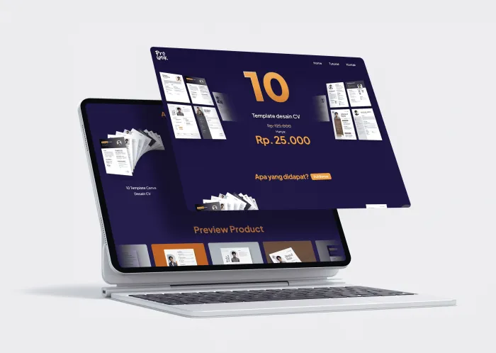 Website TalentaHub - Landing page
